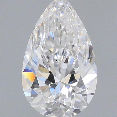 0.5 carat E-VVS2 Natūralus Pear Deimantas (1)