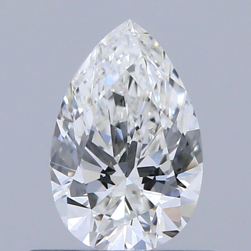 0.46 carat G-VVS2 Natūralus Pear Deimantas (1)