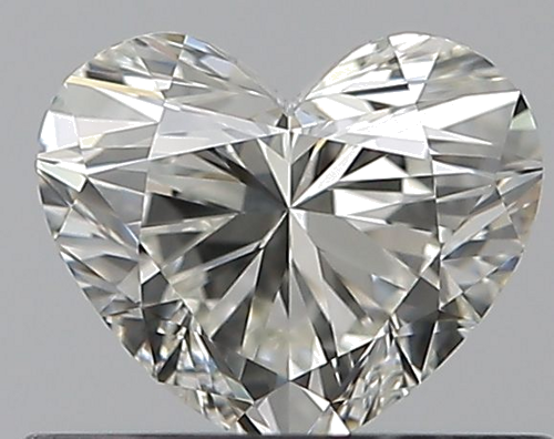 0.5 carat I-VS2 Natūralus Heart Deimantas (1)