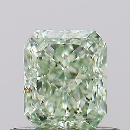 0.51 carat Fancy Intense Yellowish Green-VS2 Natūralus Radiant Deimantas (1)