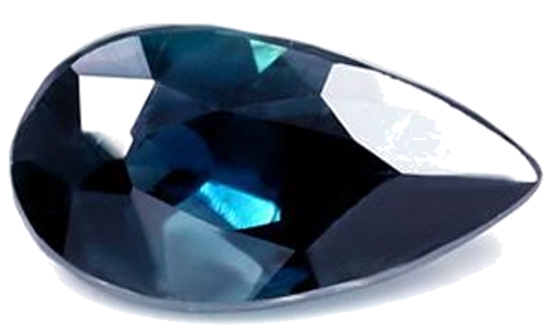 0.72 carat BLUE Pear Safyras (1)