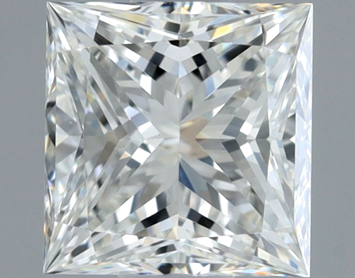 0.71 carat G-VVS2 Natūralus Princess Deimantas (1)