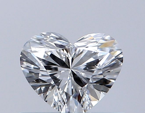 0.5 carat F-VS2 Natūralus Heart Deimantas (1)