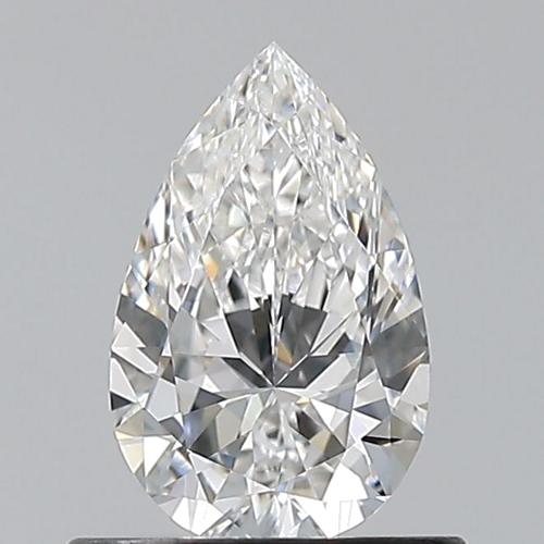 0.6 carat E-VS1 Natūralus Pear Deimantas (1)