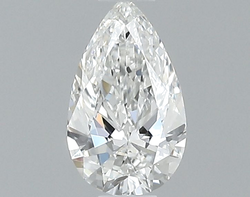 0.3 carat E-VS1 Natūralus Pear Deimantas (1)