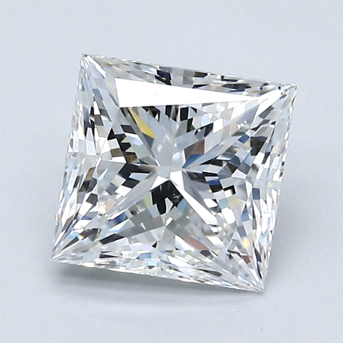 1.91 carat E-SI1 Natūralus Princess Deimantas (1)