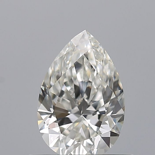 0.53 carat H-VVS2 Natūralus Pear Deimantas (1)