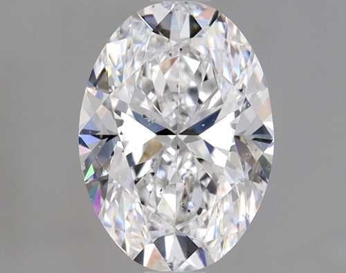 1.4 carat D-SI2 Natūralus Oval Deimantas (1)