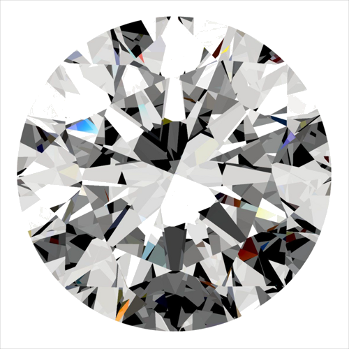 0.41 carat G-SI1 Very Good cut Natūralus Round Deimantas (1)