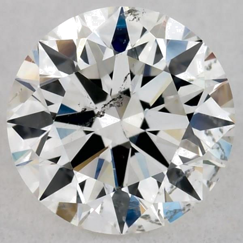 0.6 carat G-SI1 Excellent cut Natūralus Round Deimantas (1)