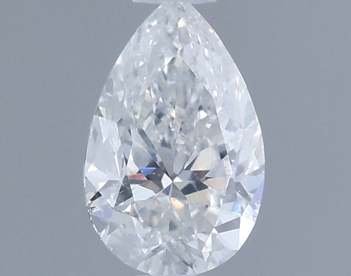 0.38 carat F-SI2 Natūralus Pear Deimantas (1)