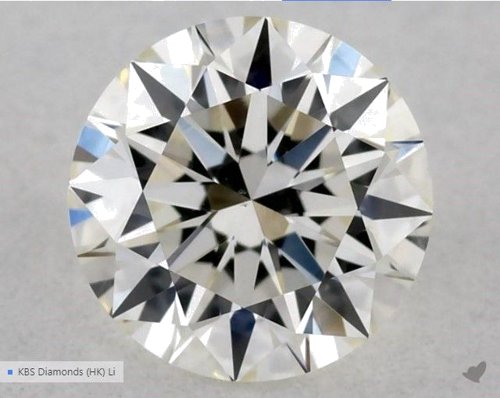 0.5 carat I-VS2 Excellent cut Natūralus Round Deimantas (1)