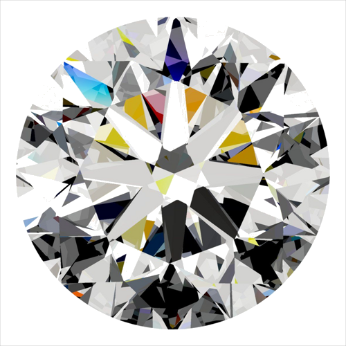 0.4 carat F-VS2 Very Good cut Natūralus Round Deimantas (1)