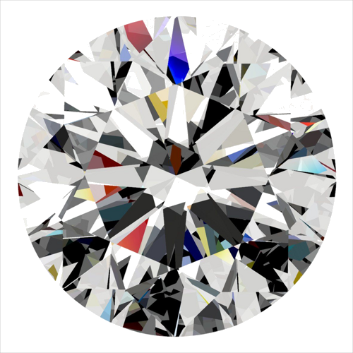 0.4 carat F-VS1 Very Good cut Natūralus Round Deimantas (1)