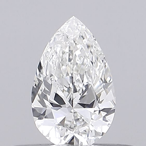 0.3 carat G-VS2 Natūralus Pear Deimantas (1)