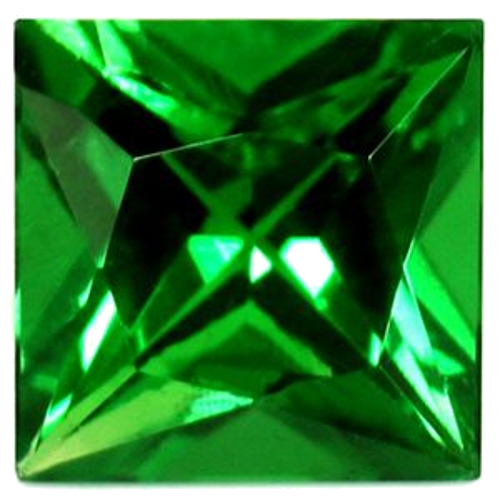 0.6 carat GREEN Square Garnet (1)