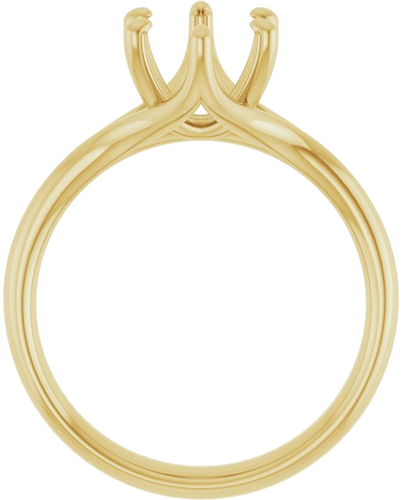 Sužadėtuvių Žiedas „Solitaire“ 14k yellow gold Oval 9mm x 7mm (2)