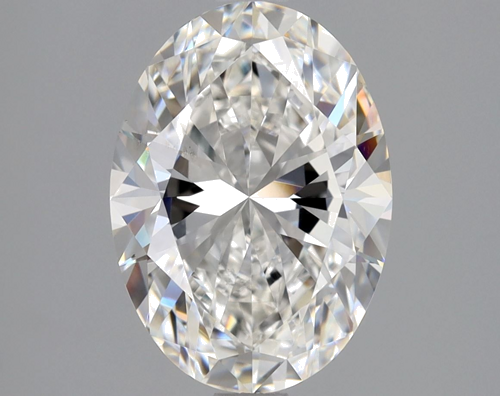 2.35 carat F-SI1 Natūralus Oval Deimantas (1)