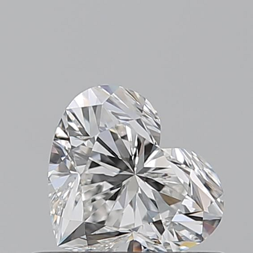 0.52 carat F-VS1 Natūralus Heart Deimantas (1)