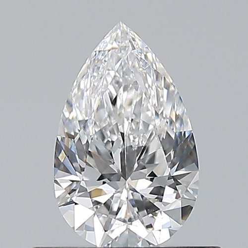 0.5 carat D-VS2 Natūralus Pear Deimantas (1)