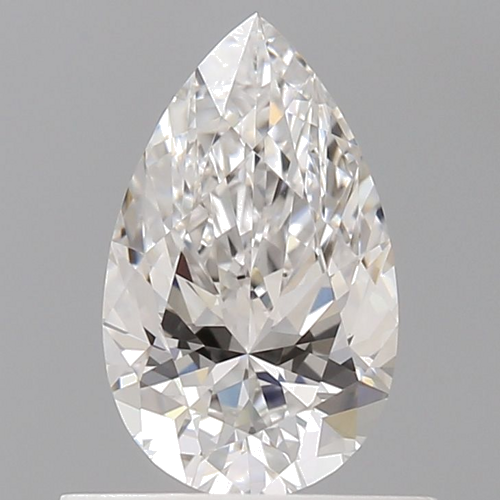 0.6 carat F-VVS2 Natūralus Pear Deimantas (1)
