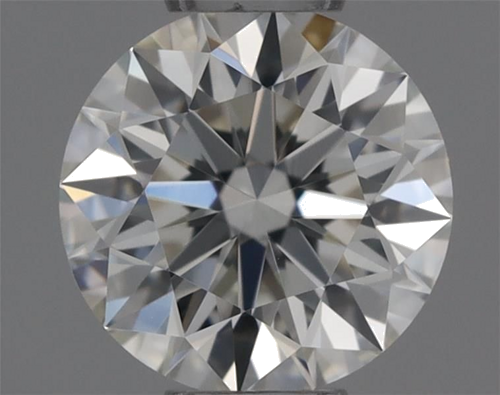 0.37 carat I-VVS2 Excellent cut Natūralus Round Deimantas (1)