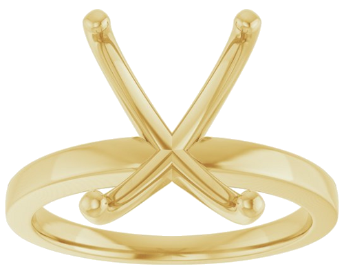 Sužadėtuvių Žiedas „Solitaire“ 14k yellow gold Emerald 11mm x 9mm (3)