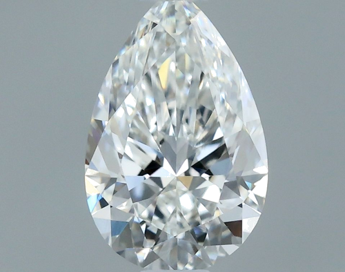 0.41 carat F-VS1 Natūralus Pear Deimantas (1)
