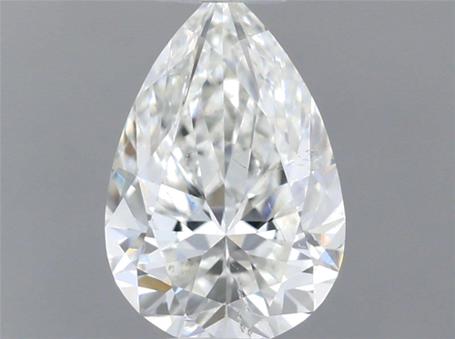 0.51 carat H-SI2 Natūralus Pear Deimantas (1)