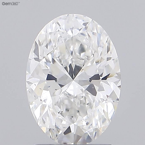 1.7 carat D-VS2 Natūralus Oval Deimantas (1)
