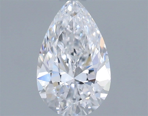 0.5 carat D-VS2 Natūralus Pear Deimantas (1)