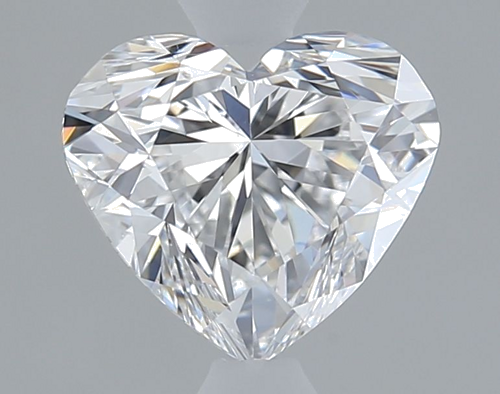 0.8 carat D-VS2 Natūralus Heart Deimantas (1)