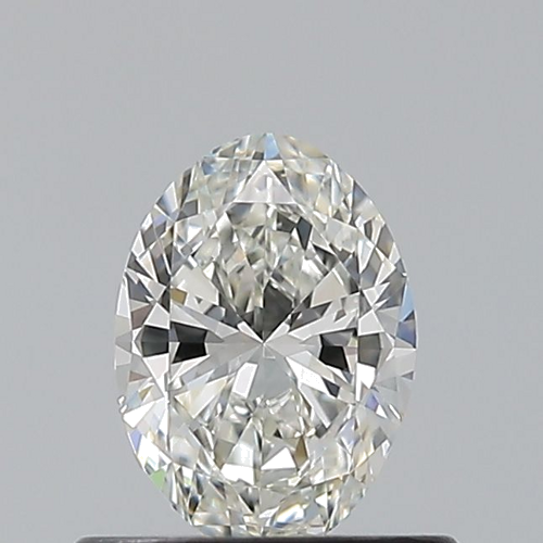 0.51 carat H-VVS2 Natūralus Oval Deimantas (1)