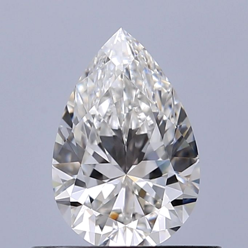 0.52 carat H-VVS1 Natūralus Pear Deimantas (1)