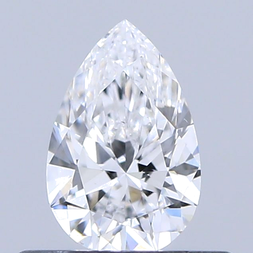 0.36 carat D-VS2 Natūralus Pear Deimantas (1)