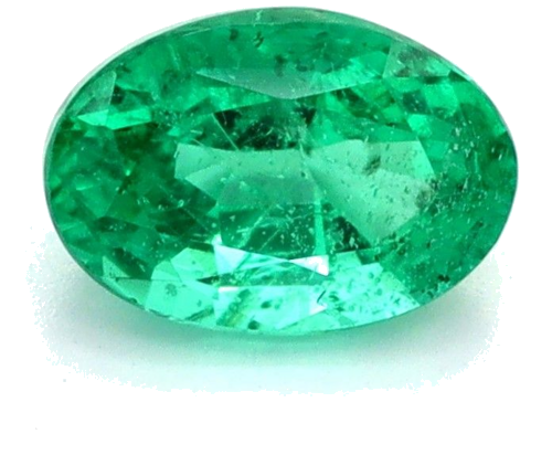 0.5 carat GREEN Oval Smaragdas (1)