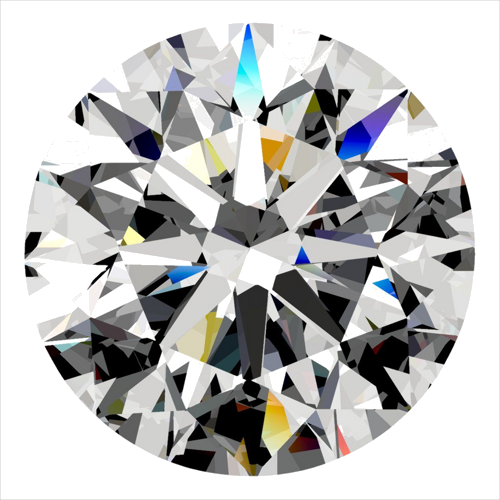 0.35 carat F-VS2 Excellent cut Natūralus Round Deimantas (1)