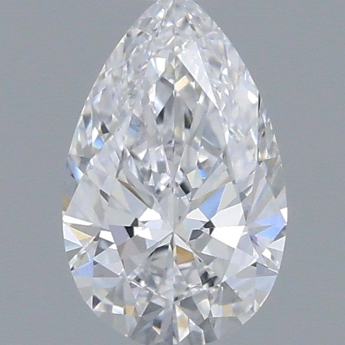 0.31 carat D-VVS1 Natūralus Pear Deimantas (1)
