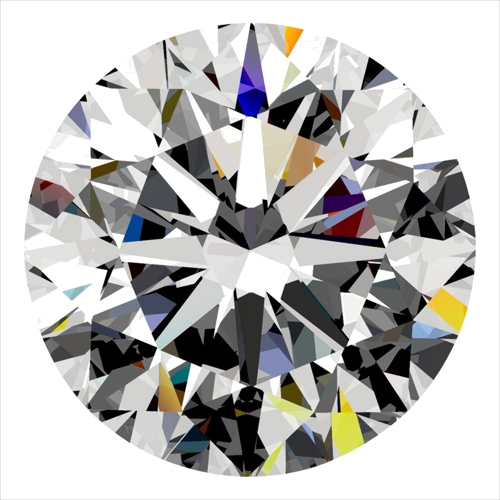 0.3 carat F-VS2 Very Good cut Natūralus Round Deimantas (1)