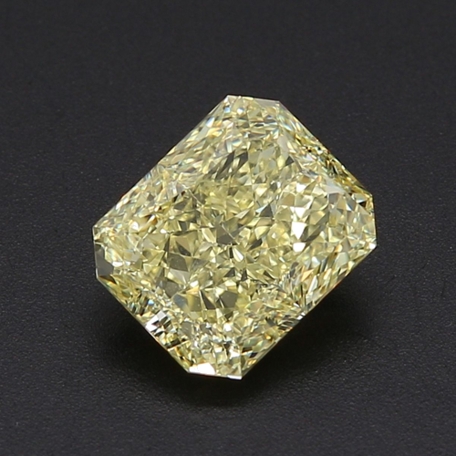 3.03 carat Fancy Yellow-SI1 Natūralus Radiant Deimantas (1)