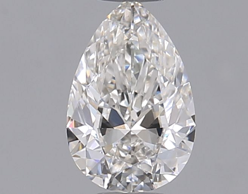 0.5 carat H-VVS1 Natūralus Pear Deimantas (1)