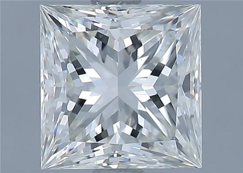 1.53 carat I-VS2 Natūralus Princess Deimantas (1)