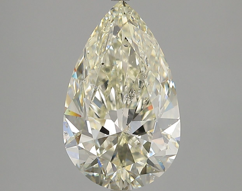 4.01 carat K-SI2 Natūralus Pear Deimantas (1)