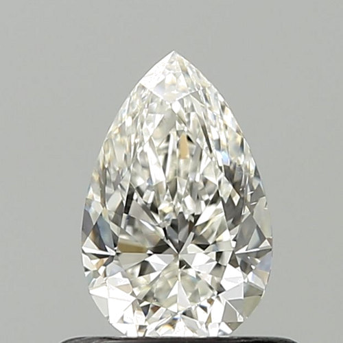0.5 carat H-VS2 Natūralus Pear Deimantas (1)