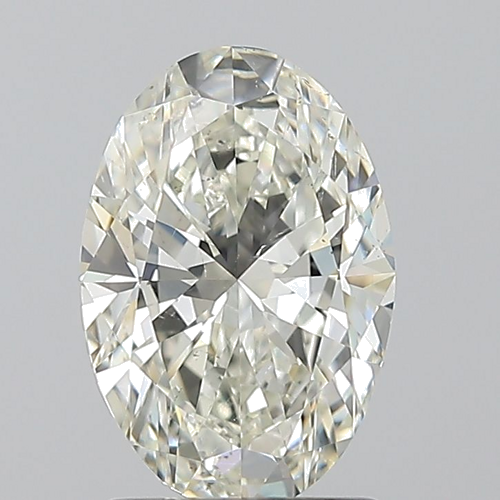 1.5 carat K-SI1 Natūralus Oval Deimantas (1)