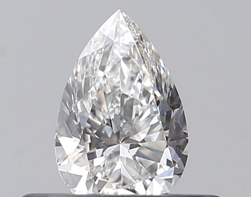 0.29 carat F-VVS1 Natūralus Pear Deimantas (1)