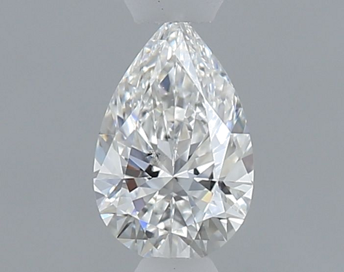 0.3 carat F-SI1 Natūralus Pear Deimantas (1)