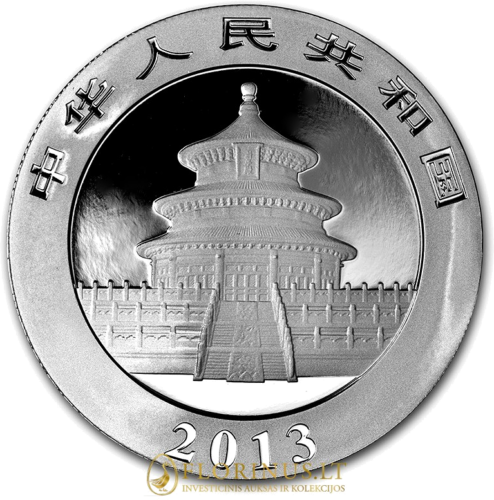 2013 Panda China 10 Yuan 1 oz silver coin (2)