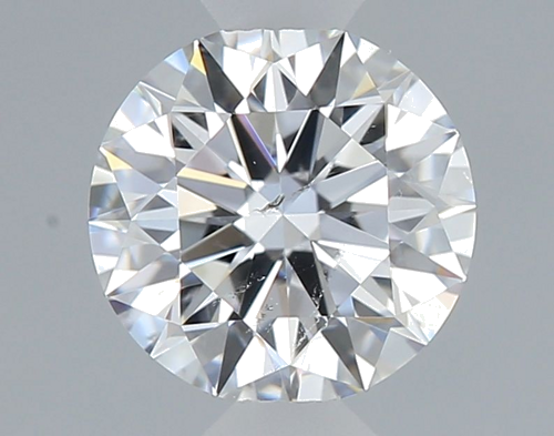 0.57 carat E-SI2 Excellent cut Natūralus Round Deimantas (1)