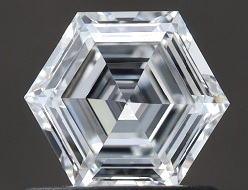 0.6 carat F-VVS2 Natūralus Hexagonal Deimantas (1)
